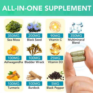 Sea Moss Black Seed Oil Capsules