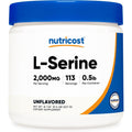 Nutricost L-Serine Powder, 113 Servings (.5LB) - 2,000 MG per Serving - Non-Gmo, Gluten Free