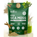 KIKI Green Irish Sea Moss Powder 8 Oz - with Bladderwrack Burdock Root Extract for Immune Support - Keto, Vegan Supplement