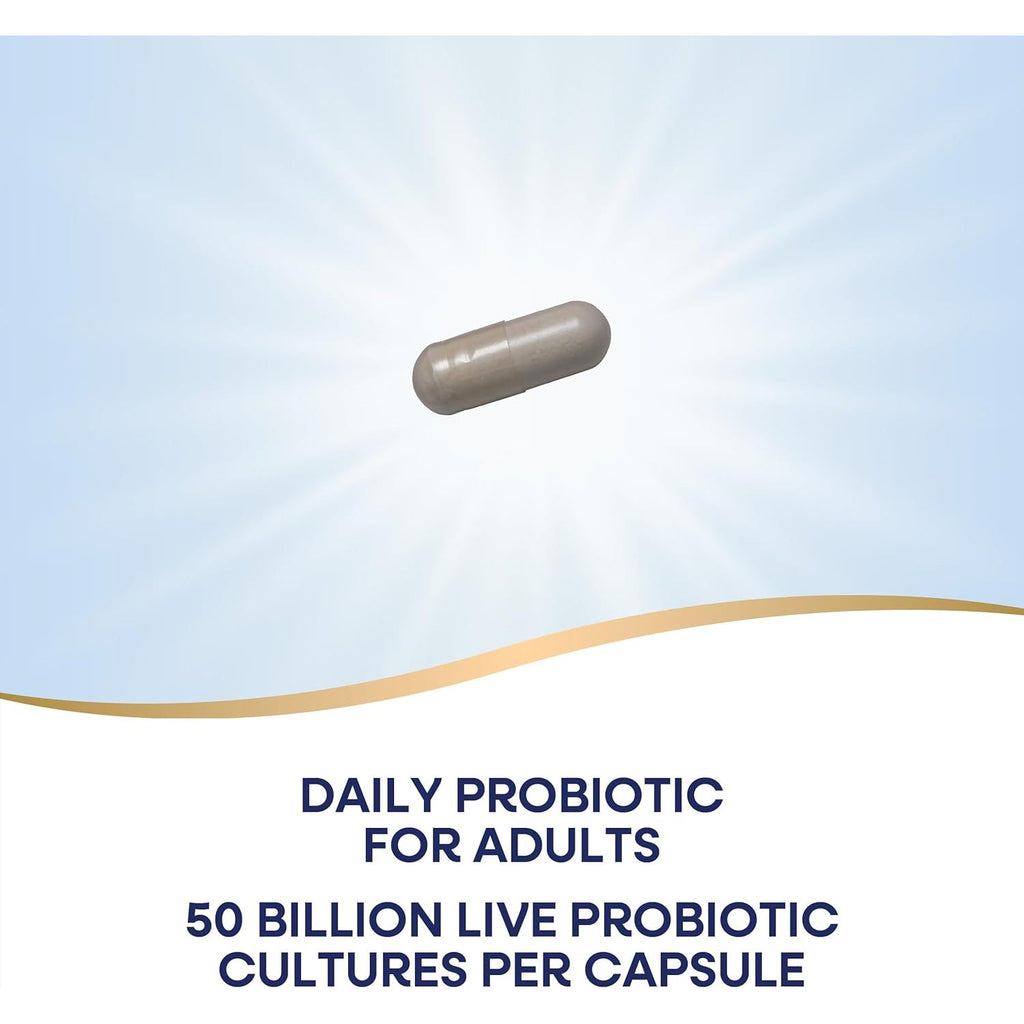 Nature'S Way Extra Strength(1) Fortify Probiotic, Probiotics for Digestive Health, Prebiotics, 50 Billion Live Cultures, Digestive & Immune Health Support*, 30 Capsules