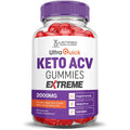 Justified Laboratories Ultra Quick Keto ACV Gummies Extreme (2000 Mg) - 60 Count - Formulated with Apple Cider Vinegar, Folate & Vitamin B12 - Non-Gmo, Vegan, Gluten Free - 30 Servings