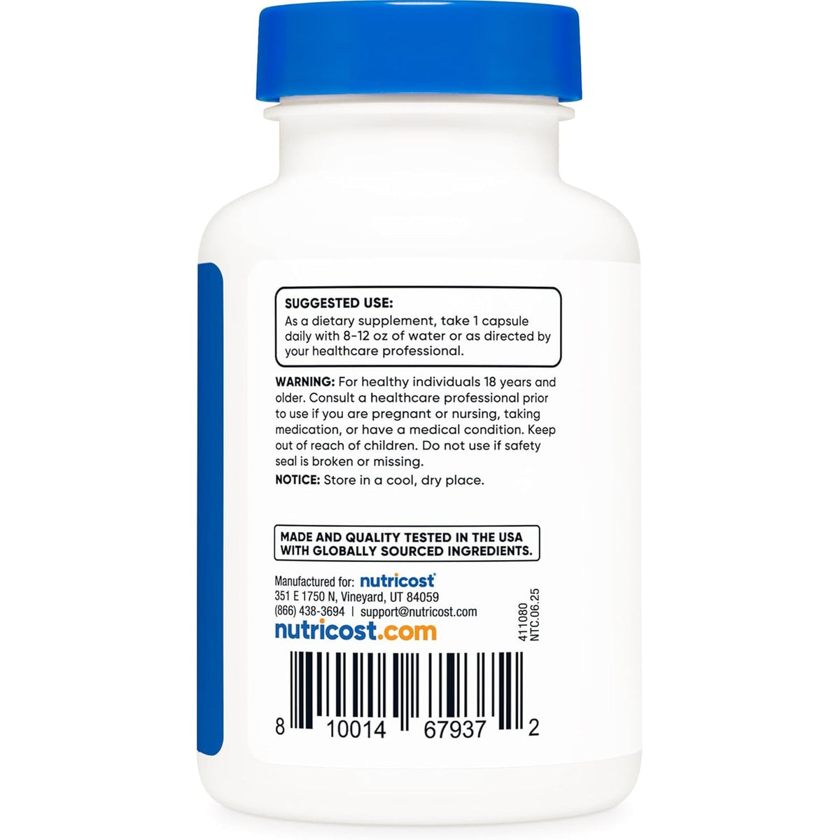 Nutricost L-Theanine 200Mg, 120 Capsules, Double Strength - Non-Gmo, Gluten Free