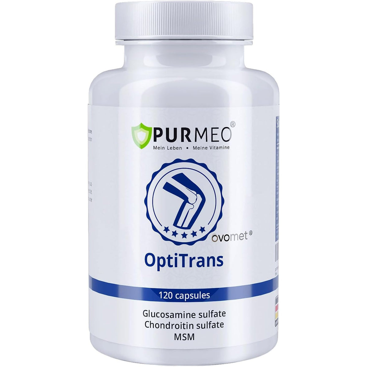 5-Day Fast-Acting Glucosamine Chondroitin MSM - Joint Health Supplement with OVOMET Eggshell Membrane & Boswellia, Support Joint Comfort, Cartilage, Strength & Flexibility - Made in Germany, 120Ct