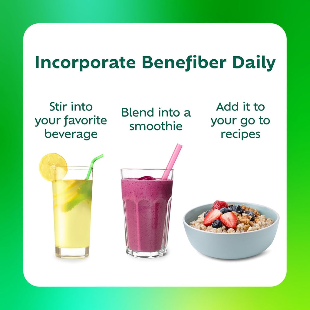 Benefiber Prebiotic GLP-1 Friendly Fiber + Superfruits Dietary Supplement, Strawberry Dragon Fruit Flavor, 8.8 Oz (250G)