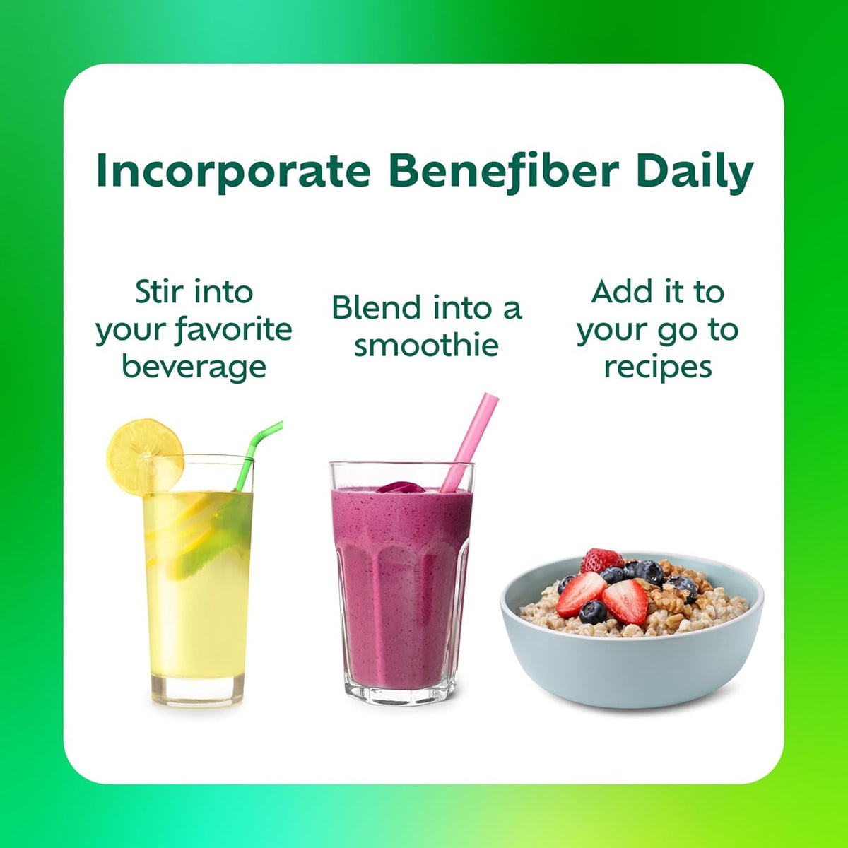 Benefiber Prebiotic GLP-1 Friendly Fiber + Superfruits Dietary Supplement, Strawberry Dragon Fruit Flavor, 8.8 Oz (250G)