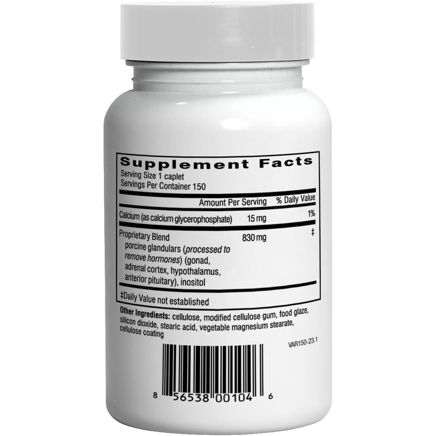 Doctor Wilson'S Adrenal Rebuilder 150 Caplets Multiglandular Adrenal Cortex for Cortisol, Adrenal and HPA Axis Support*
