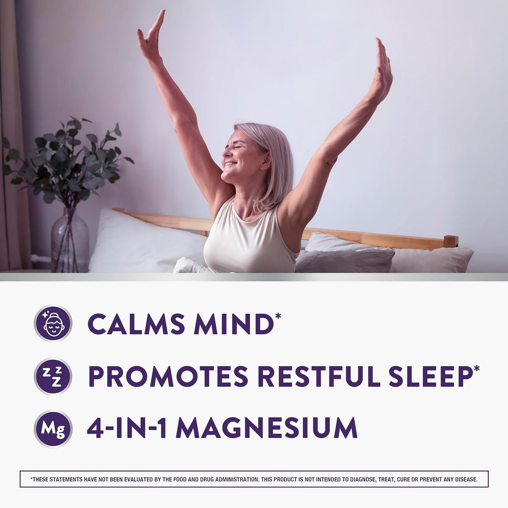 Zzzquil Pure Zzzs, +Magnesium Capsules, L-Theanine and Magnesium, Sleep Aid, 4-In-1 Magnesium: Citrate, Bisglycinate, Oxide, and Carbonate, Sleep Aids for Adults, 90 Sleep Capsules
