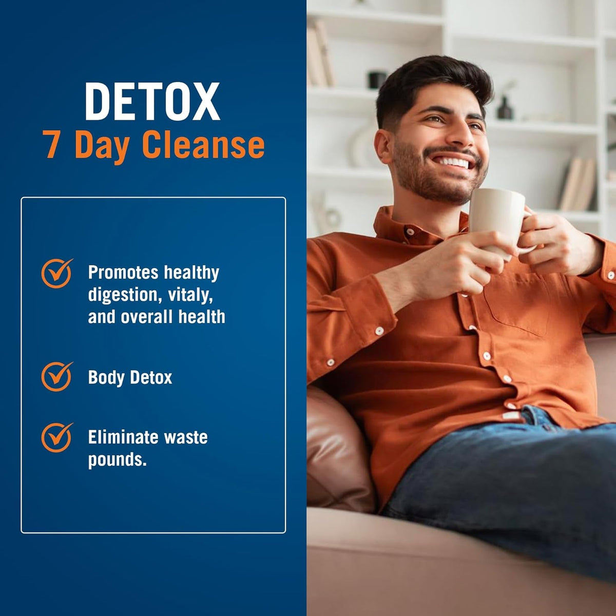 Century Systems the Cleaner Detox, Powerful 7-Day Complete Internal Cleansing Formula for Men, Support Digestive Health, 52 Vegetarian Capsules