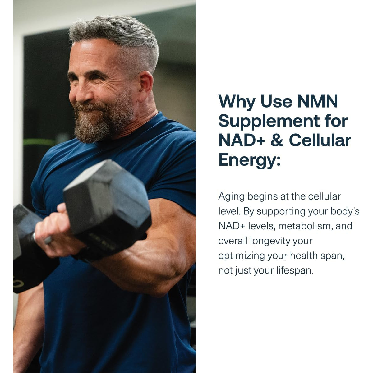 Transparent Labs NMN Supplement for NAD+ Levels - NAD Supplement with 600 Mg Nicotinamide Mononucleotide to Support Healthy Aging, Cellular Energy Production, & Metabolic Balance - 30 Count