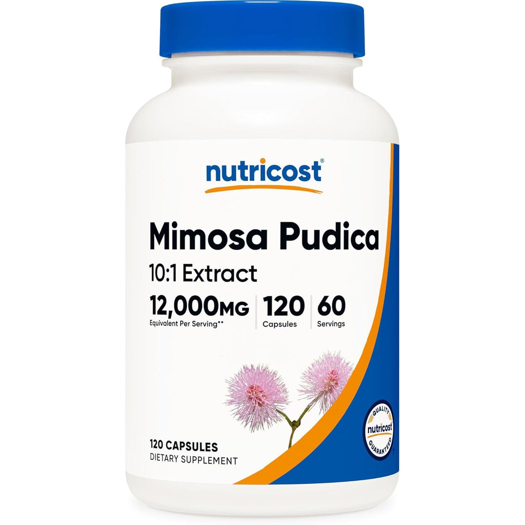 Nutricost Mimosa Pudica Seed Extract 120 Capsules for 60 Servings per Bottle - Vegan, GMO Free and Gluten Free