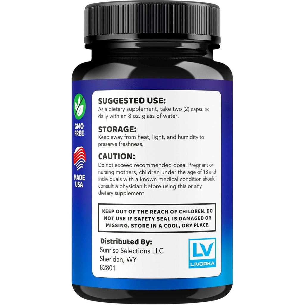Memory Mood and Brain Capsules - Official Daily Support Brain Health Supplement Pills Advanced Formula, Memory & Mood Brain & Memory Focus Reviews, 60 Capsules for 1 Month
