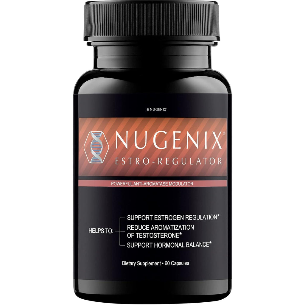 Nugenix Estro-Regulator - DIM Supplement, Estrogen Blocker for Men and Aromatase Inhibitor, Testosterone Booster - 60 Capsules