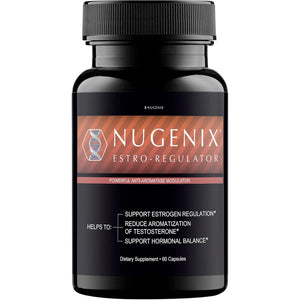 Nugenix Estro-Regulator - DIM Supplement, Estrogen Blocker for Men and Aromatase Inhibitor, Testosterone Booster - 60 Capsules