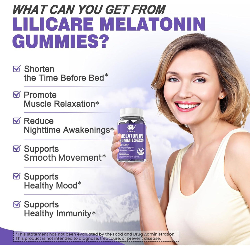 Melatonin Gummies 10Mg 20Mg for Adults Sugar Free, Extra Strength W/ L-Theanine, Ashwagandha, Magnesium, Turmeric, GABA, Lemon Balm and Chamomile for Healthy Circadian Rhythm, Vegan Grape Flavor, 60Ct