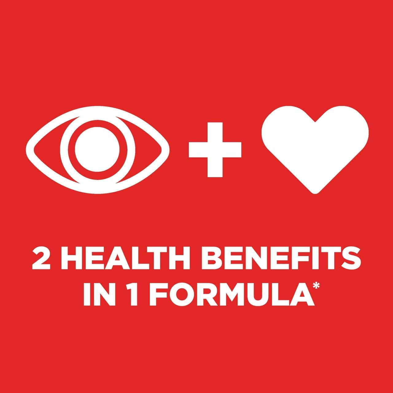 Preservision AREDS 2 Eye Vitamins with Coq10 for Heart Health, #1 Eye Doctor Recommended Brand, Lutein and Zeaxanthin Supplement with Vitamin C & E, Zinc, and Copper, 80 Softgels