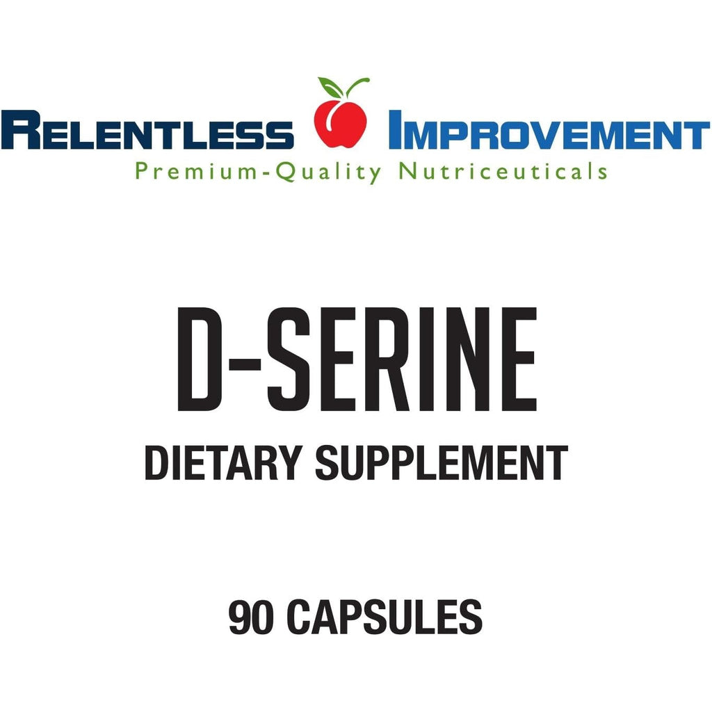 D-Serine - Amino Acid for Cognitive and Neuroprotection Support & Mood Enhancement - No Animal Content 90 Count 700Mg Vege Capsules