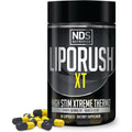 LIPORUSH NDS Nutrition XT - Super Concentrated Thermogenic with L-Carnitine & Teacrine for Shredding Fat - Supports Maximum Energy, Focus, Calorie Burning, Diuretic, Appetite Control (60 Capsules)