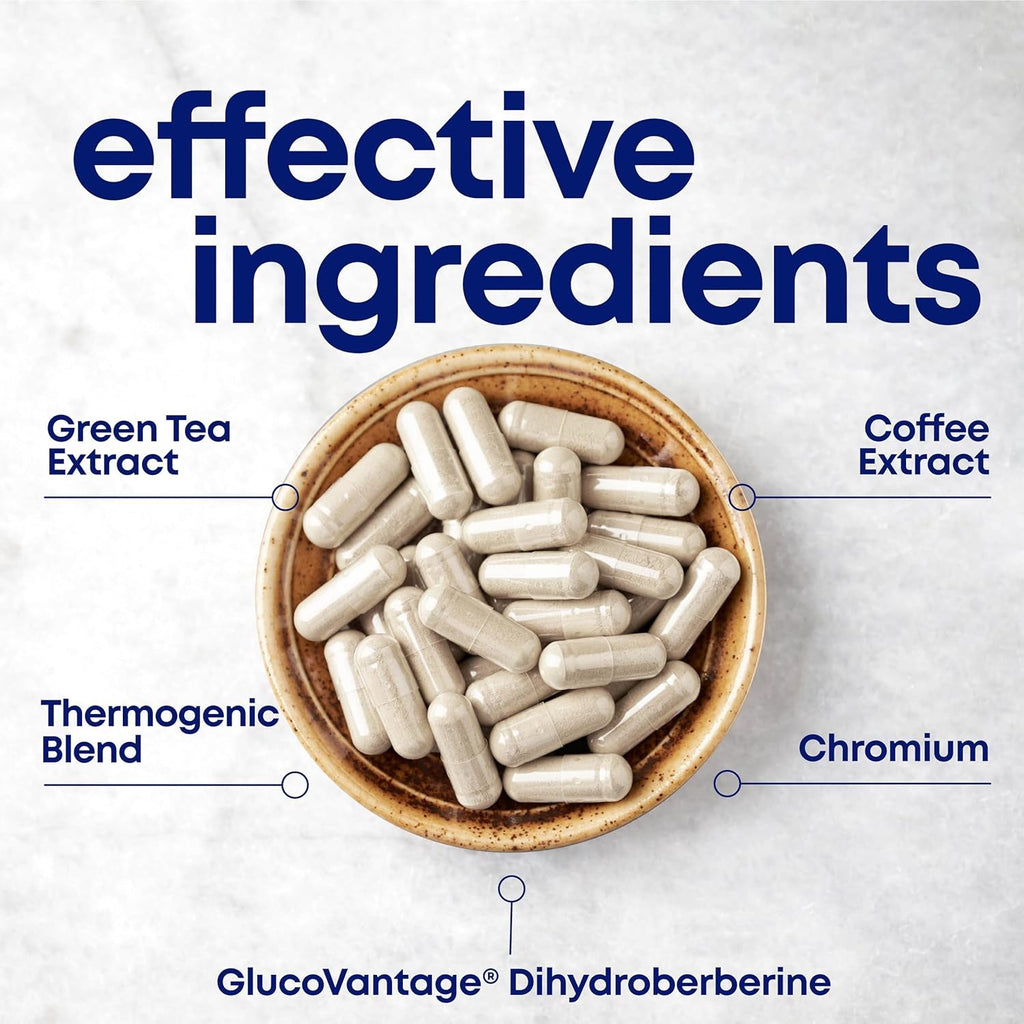 Her Own Boost, Helps Boost Energy, Supports Metabolism, Proprietary Thermogenic Blend, Green Tea Leaf Extract, Gluten and Soy Free, Vegan, 60 Capsules, 30 Servings, Small, Multi