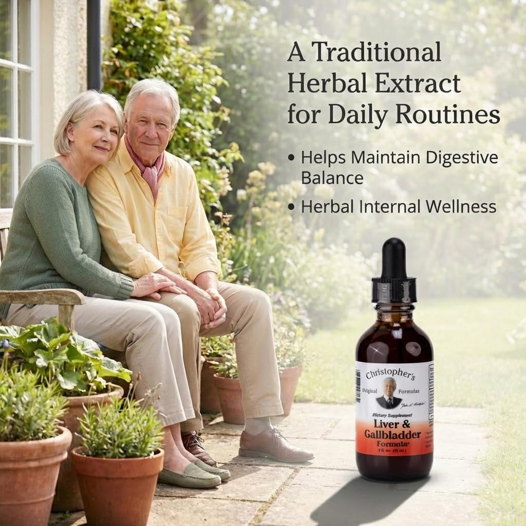 Christopher'S Original Formulas Liver & Gallbladder Formula, Herbal Supplement for Detox & Digestive Support, 2 Fl Oz