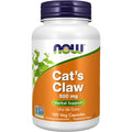 NOW Foods Supplements, Cat'S Claw 500 Mg, Non-Gmo Project Verified, Herbal Supplement, 100 Veg Capsules