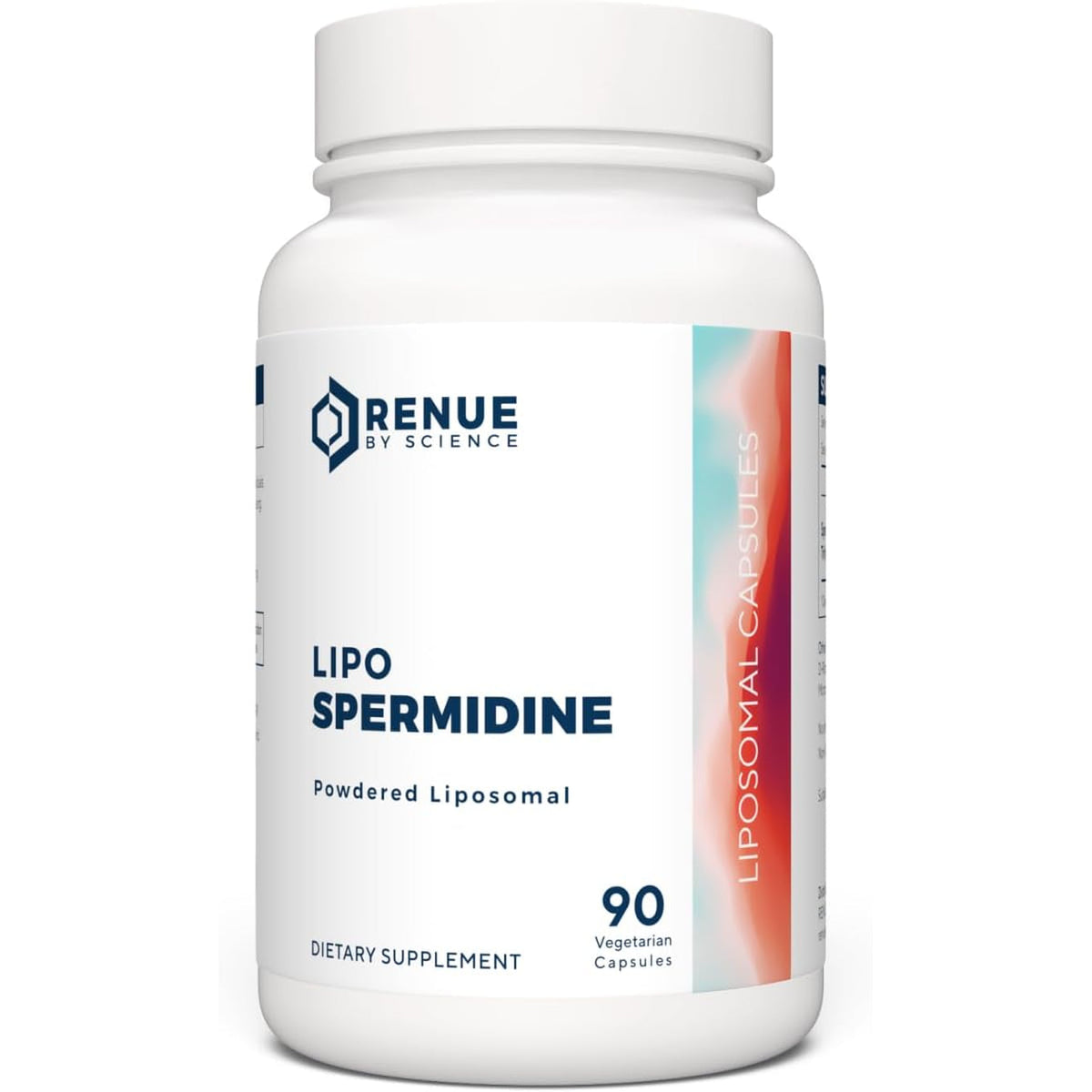Renue by Science Spermidine Supplements | Liposomal Spermidine Supplements for Women and Men | 90 Capsules - 8Mg Spermidine per Serving | Non-Gmo & Allergen Free | Made in the USA Third-Party Tested
