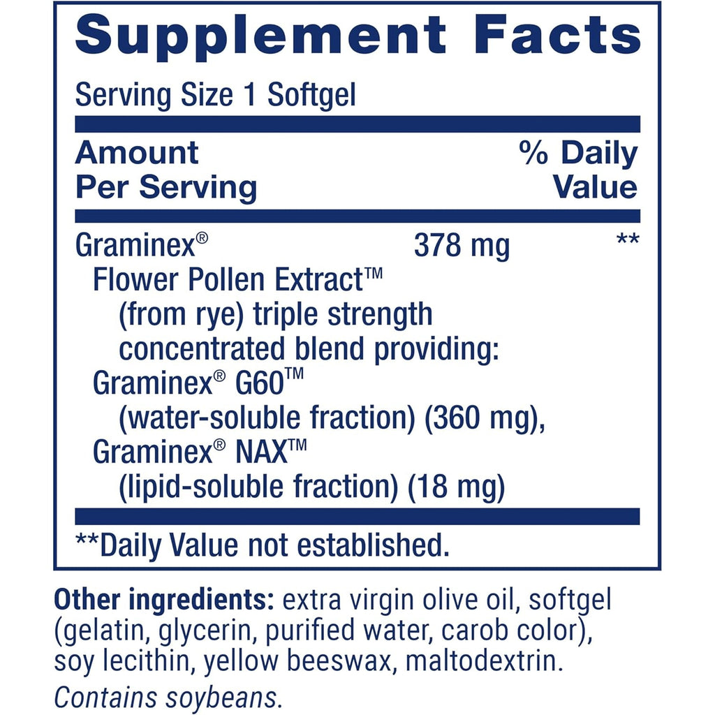 Life Extension Triple Strength Prostapollen™, Prostate Health, Prostate Function, Flower Pollen Extract, Gluten Free, 30 Softgels