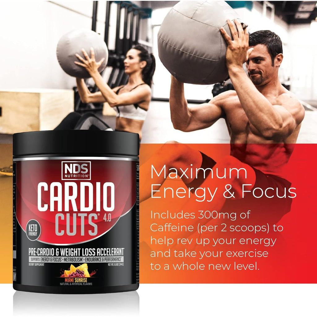 NDS Nutrition Cardio Cuts 4.0 - Miami Sunrise - 8.6 Oz.