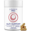 Lunakai USA Made GLP-1 Supplement - Natural GLP 1 Support with Probiotics & Resveratrol – Supports Weight Management, Cravings & Metabolism, 60Ct