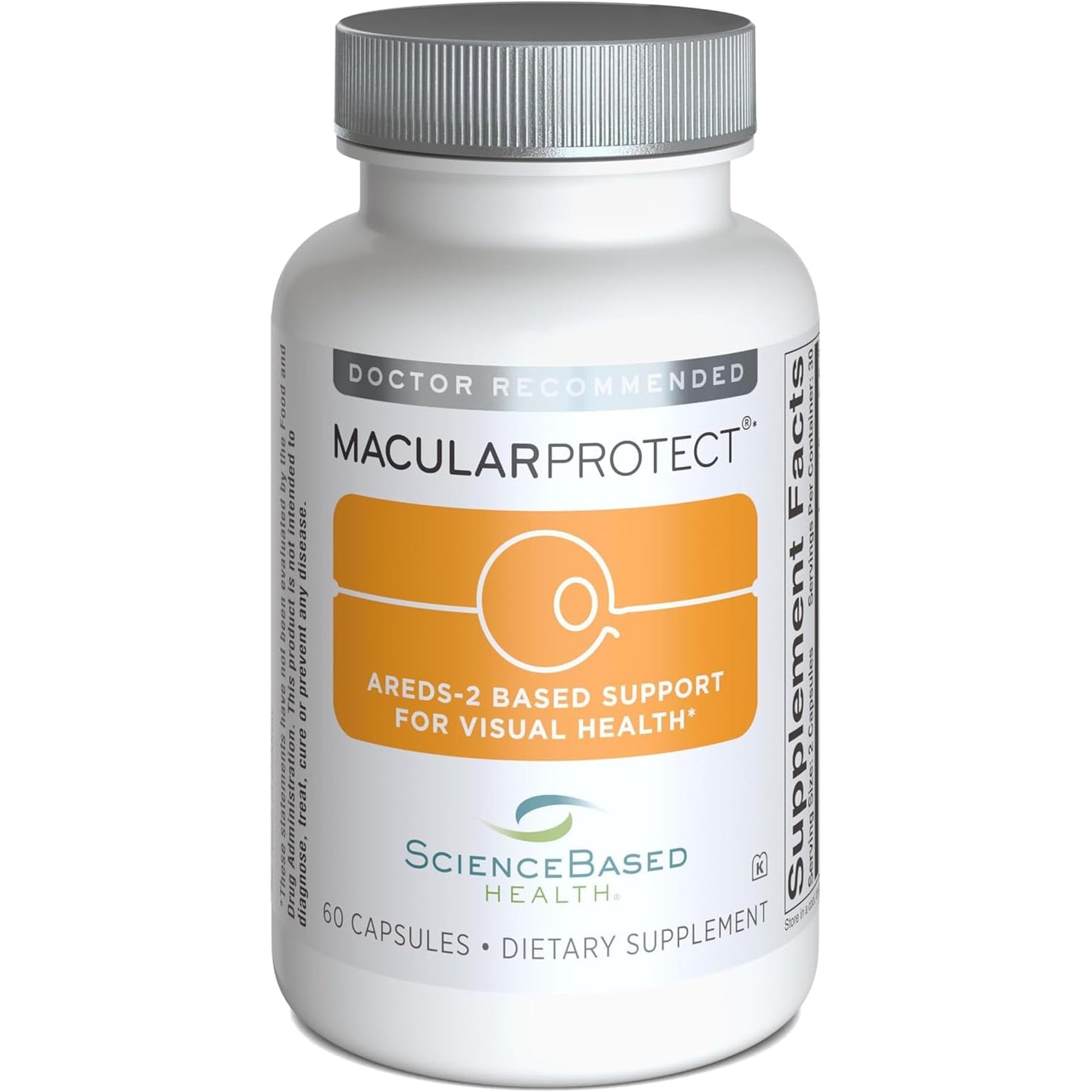 Sciencebased Health Macularprotect AREDS 2 Formula – Eye Health Vitamin & Mineral Supplement with Lutein, Zeaxanthin & B Vitamins for Macular & Vision Support – 60 Capsules