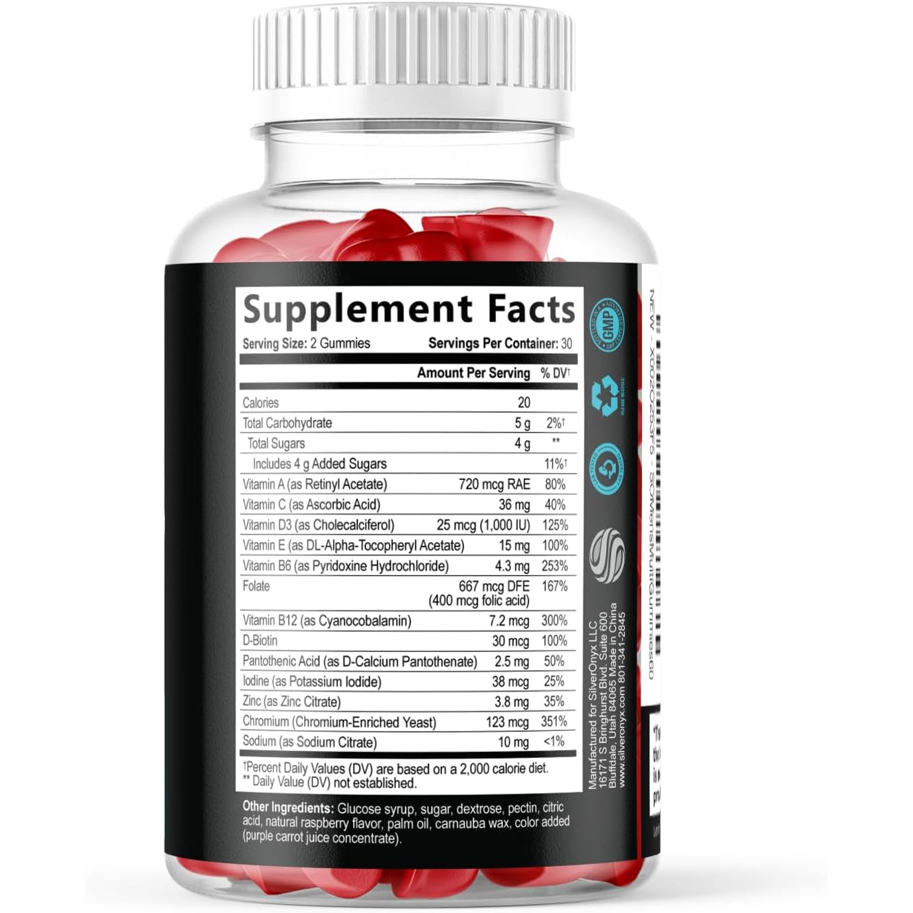 Multivitamin for Men - Complete Daily Mens Multivitamin Gummies with Vitamin D, B Vitamins, Zinc & More - Energy, Memory, Focus & Immune Health Support - 13 Essential Vitamins & Minerals - 60 Capsules