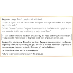 Cocó March N.M.D Candida Cleanse – 30 Day Herbal Detox Cleansing with Digestive Enzymes for Gut Health & Immune Support – Gluten Free, Vegan, Non-Gmo, Dairy Free, Soy Free – 120 Veggie Caps