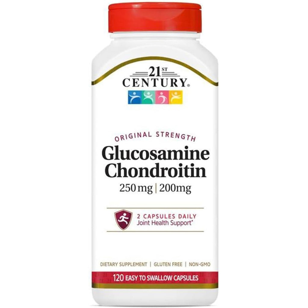 21St Century Glucosamine 250 Mg and Chondroitin 200 Mg Capsules, 120 Count