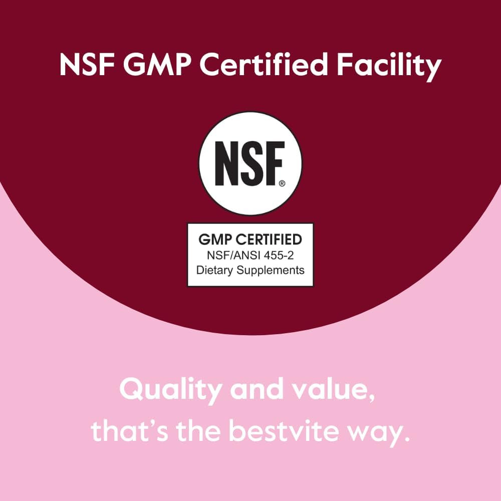 BESTVITE Glucosamine Chondroitin MSM 500/400/100 per Capsule (240 Capsules) with Patented Optimsm - Maximum Strength Formula for Joint Support - No Stearates - Gluten Free - Non GMO