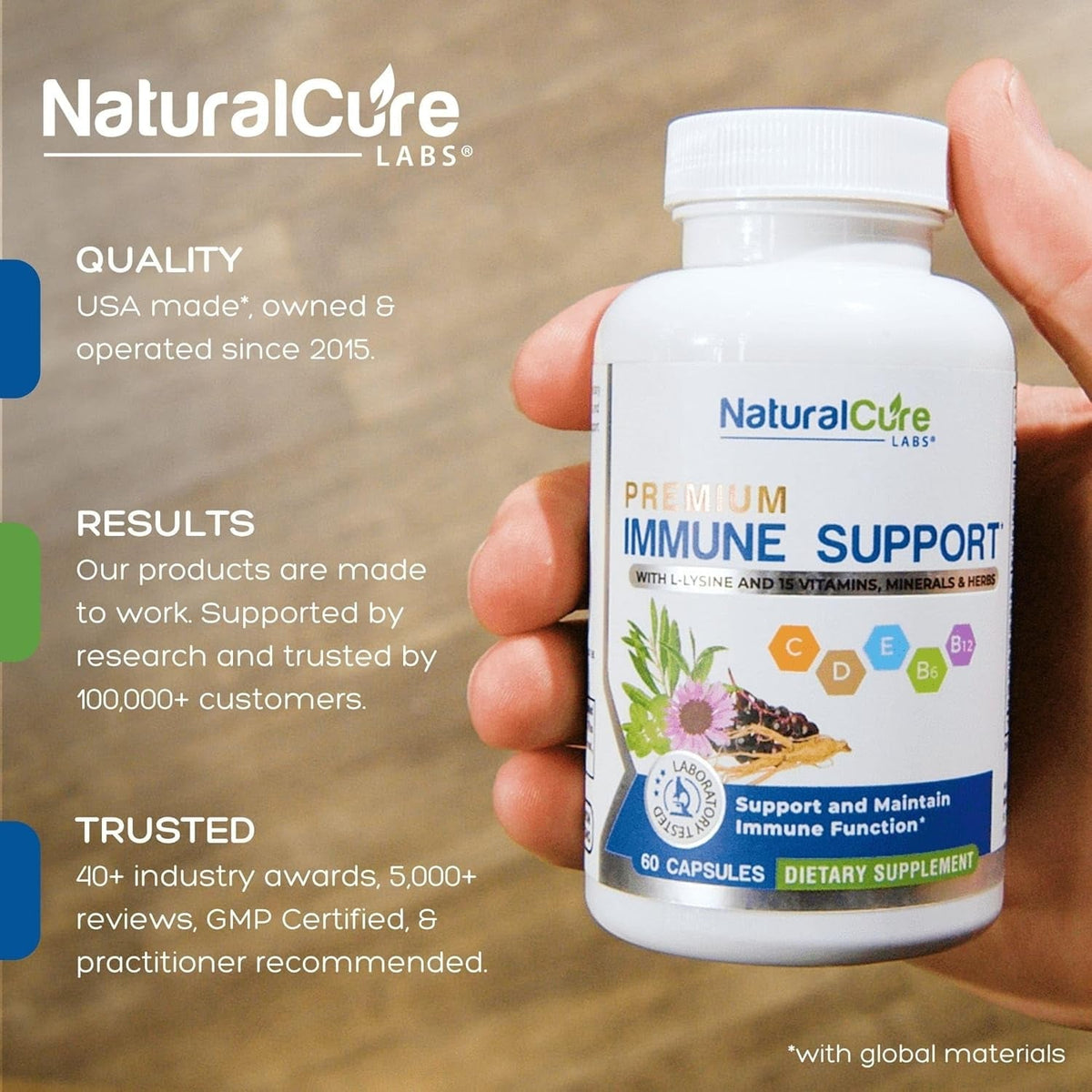 Natural Cure Labs Premium Immune Support