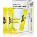 VITALBEAUTIE Super Retinol - Ingestible Liposomal Retinol & Vitamin C 1000Mg Powder - Vegan K-Beauty Skin Supplement for Radiant Glass Skin & Tone, Dark Spot Care, 30 Packets
