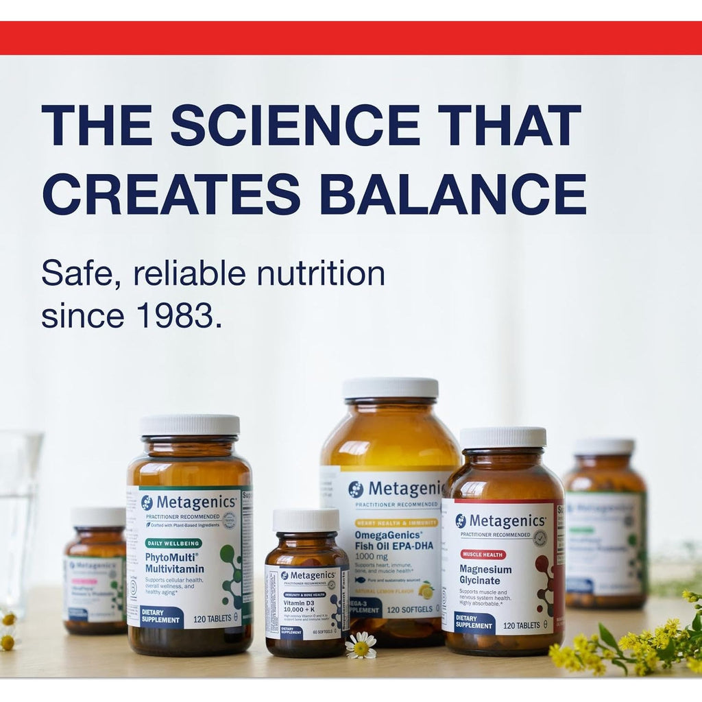 Metagenics Collagenics - Collagen‑Building Nutrients for Joint, Skin & Connective Tissue Support* - with L‑Proline, L‑Lysine, Vitamin C, Manganese & Zinc* - Non‑Gmo, Gluten‑Free